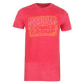 Rot meliert - Front - Marvel - "Comics Group" T-Shirt für Herren
