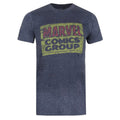 Marineblau meliert - Front - Marvel - "Comics Group" T-Shirt für Herren