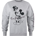 Grau - Front - Disney - "Showtime Fun For Everyone" Sweatshirt für Damen