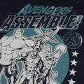 Marineblau - Side - Avengers Assemble - "Team" T-Shirt für Herren