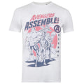 Weiß - Front - Avengers Assemble - "Team" T-Shirt für Herren