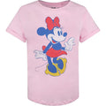 Hellrosa-Blau-Rot - Front - Disney - T-Shirt für Damen