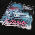 Schwarz - Side - Back To The Future - "Outatime" T-Shirt für Herren