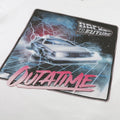 Weiß - Side - Back To The Future - "Outatime" T-Shirt für Herren