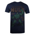 Marineblau - Front - Hulk - "Rage" T-Shirt für Herren