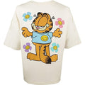 Altweiß-Orange-Blau - Back - Garfield - "Good Vibes" T-Shirt für Damen