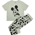 Grün-Schwarz - Front - Disney - "Dreamboat" Schlafanzug mit langer Hose für Damen