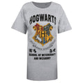 Grau meliert - Front - Harry Potter - Nachthemd für Damen
