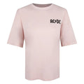 Hellrosa - Front - AC-DC - "1982 Rock Tour" T-Shirt für Damen