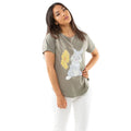Helles Khaki-Blau-Gelb - Lifestyle - Bambi - T-Shirt für Damen