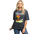 dunkele Kohle - Lifestyle - Bambi - "Springing" T-Shirt für Damen