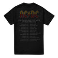 Schwarz - Back - AC-DC - "About To Rock Tour" T-Shirt für Herren