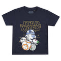Marineblau - Front - Star Wars - T-Shirt für Jungen