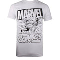 Weiß-Schwarz - Front - Hulk - "Lift" T-Shirt für Herren