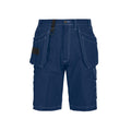 Blau - Front - Projob - Cargo-Shorts für Herren