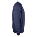 Dunkel-Marineblau - Side - Clique - "Basic" Sweatshirt Rundhalsausschnitt für Herren-Damen Unisex - Aktiv