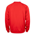 Rot - Back - Clique - "Basic" Sweatshirt Rundhalsausschnitt für Herren-Damen Unisex - Aktiv