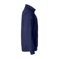 Dunkel-Marineblau - Lifestyle - Clique - "Basic" Sweatshirt mit halbem Reißverschluss für Herren-Damen Unisex