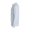 Weiß - Side - Clique - "Basic" Sweatshirt mit halbem Reißverschluss für Herren-Damen Unisex