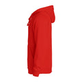 Rot - Side - Clique - "Basic" Kapuzenpullover für Herren-Damen Unisex