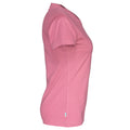 Pink - Side - Cottover - T-Shirt für Damen