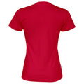 Rot - Back - Cottover - T-Shirt für Damen