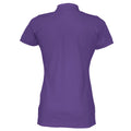 Violett - Back - Cottover - "Pique Lady" T-Shirt für Damen