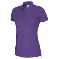 Violett - Side - Cottover - "Pique Lady" T-Shirt für Damen