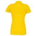 Gelb - Back - Cottover - "Pique Lady" T-Shirt für Damen