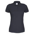Marineblau - Front - Cottover - "Pique Lady" T-Shirt für Damen