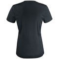 Schwarz - Back - Clique - "Basic Active" T-Shirt für Damen