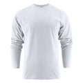 Weiß - Front - Printer - "Heavy" T-Shirt für Herren Langärmlig