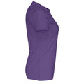 Violett - Side - Cottover - T-Shirt für Damen