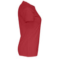 Rot - Side - Cottover - T-Shirt für Damen