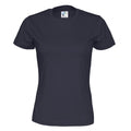 Marineblau - Front - Cottover - T-Shirt für Damen
