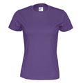 Violett - Front - Cottover - T-Shirt für Damen