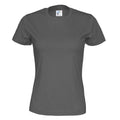 Anthrazit - Front - Cottover - T-Shirt für Damen