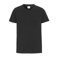 Schwarz - Front - Cottover - T-Shirt Rundhalsausschnitt für Herren