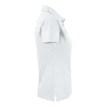 Weiß - Side - Printer - "Surf" Poloshirt für Damen
