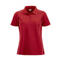 Rot - Front - Clique - "New Alpena" Poloshirt für Damen