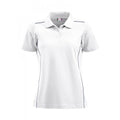 Weiß - Front - Clique - "New Alpena" Poloshirt für Damen