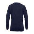 Dunkel-Marineblau - Back - Clique - "Aston" Sweatshirt V-Ausschnitt für Damen
