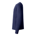 Dunkel-Marineblau - Lifestyle - Clique - "Basic" T-Shirt für Herren Langärmlig