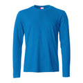 Königsblau - Front - Clique - "Basic" T-Shirt für Herren Langärmlig