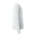 Weiß - Side - Clique - "Basic" T-Shirt für Herren Langärmlig