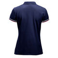 Dunkel-Marineblau - Back - Clique - "Newton" Poloshirt für Damen
