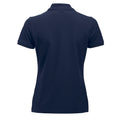Dunkel-Marineblau - Back - Clique - "Manhattan" Poloshirt für Damen