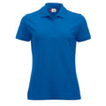 Königsblau - Front - Clique - "Manhattan" Poloshirt für Damen
