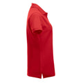 Rot - Side - Clique - "Manhattan" Poloshirt für Damen