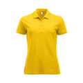Zitrone - Front - Clique - "Manhattan" Poloshirt für Damen